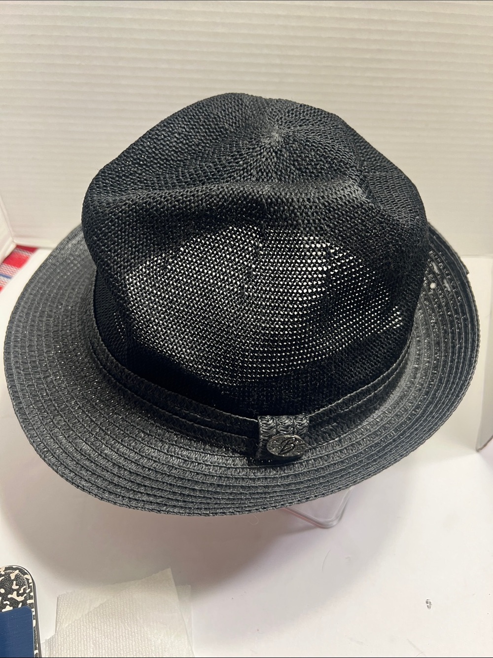 Black Men's Lightweight Fedora Hat